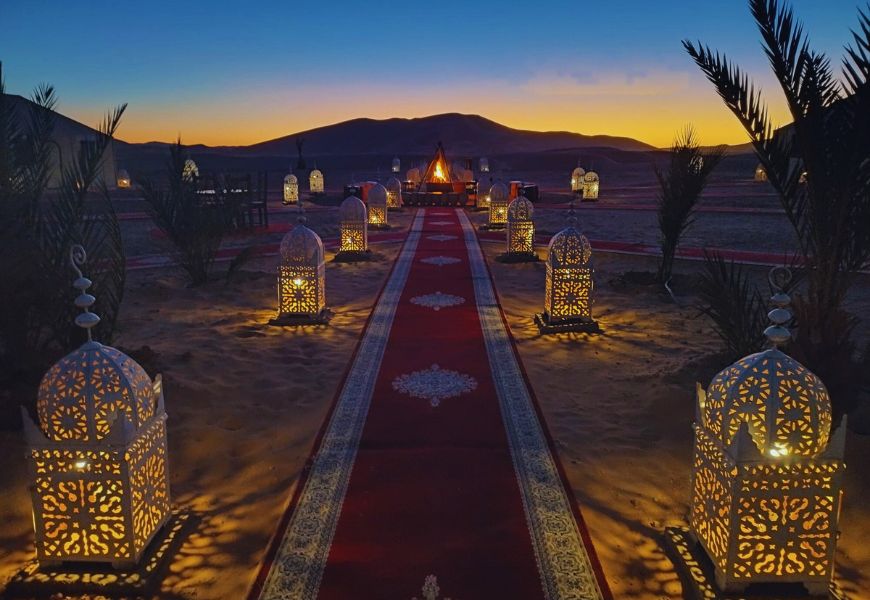 luxury desert camp amanar