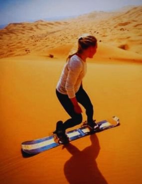 sandboarding in merzouga