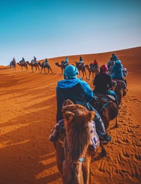 camel ride in merzouga