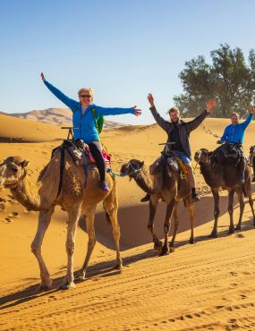 camel ride in merzouga